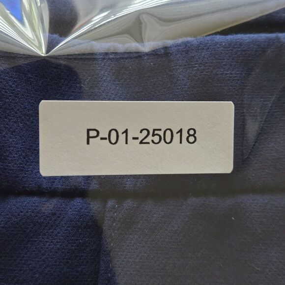 Lands End High Rise Bi Stretch Pintuck Pencil Ankle Pants Blue 14 Elastic Waist - Picture 12 of 12